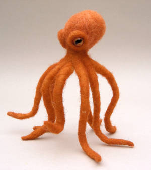 Needlefelted Octopus