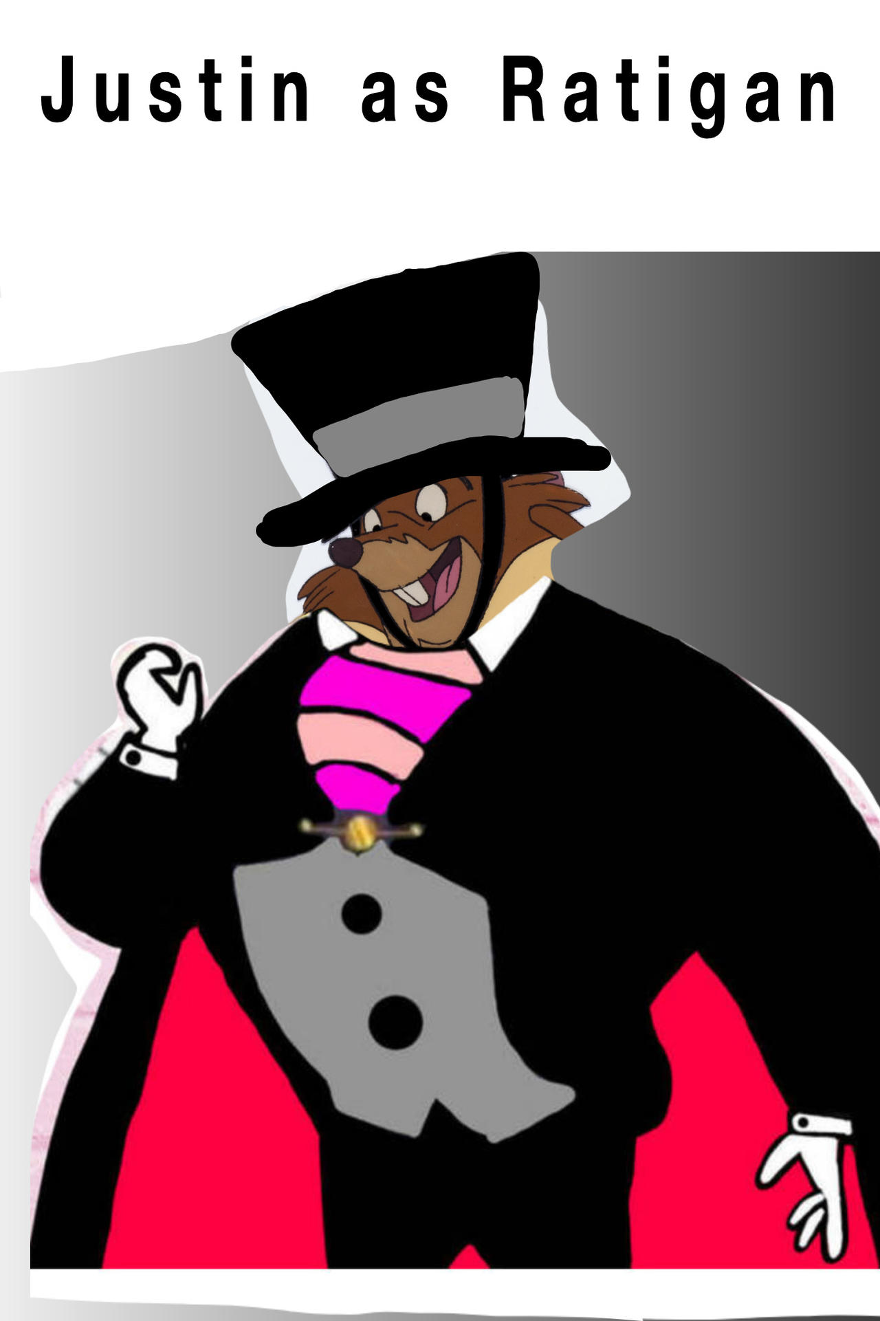 Justin Brisby as Ratigan by warrencook1995 on DeviantArt