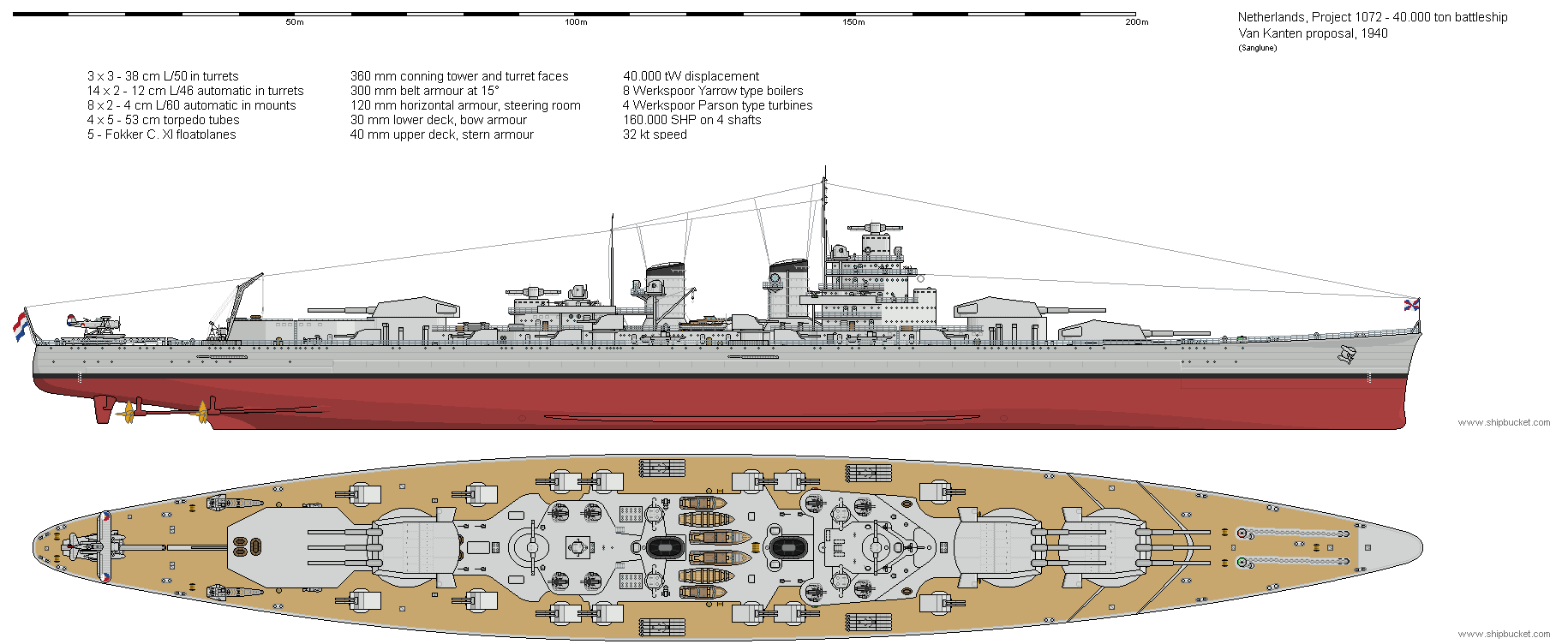 Project 1072 Van Kanten Battleship by SangluneTheTriangle on DeviantArt