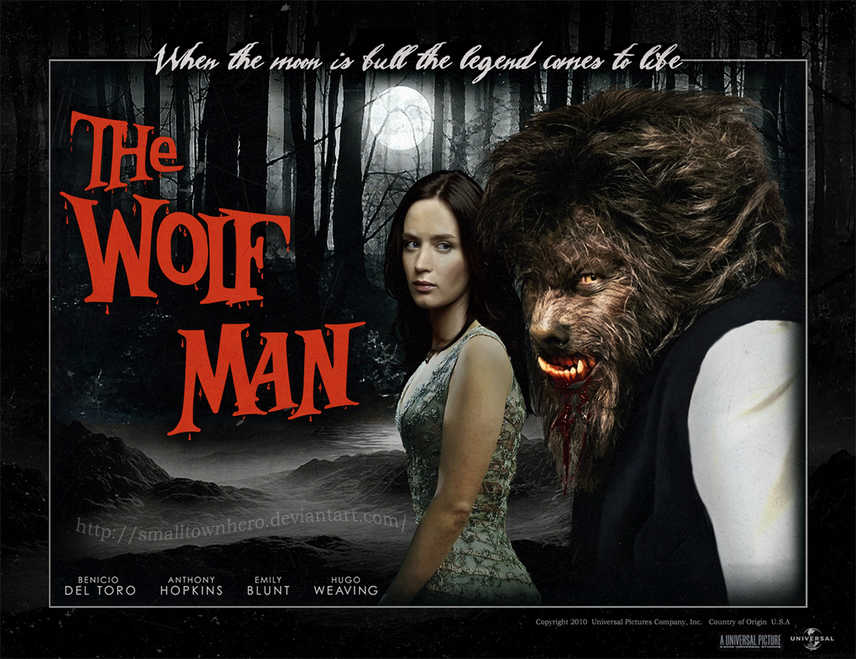 The Wolfman 2010 poster