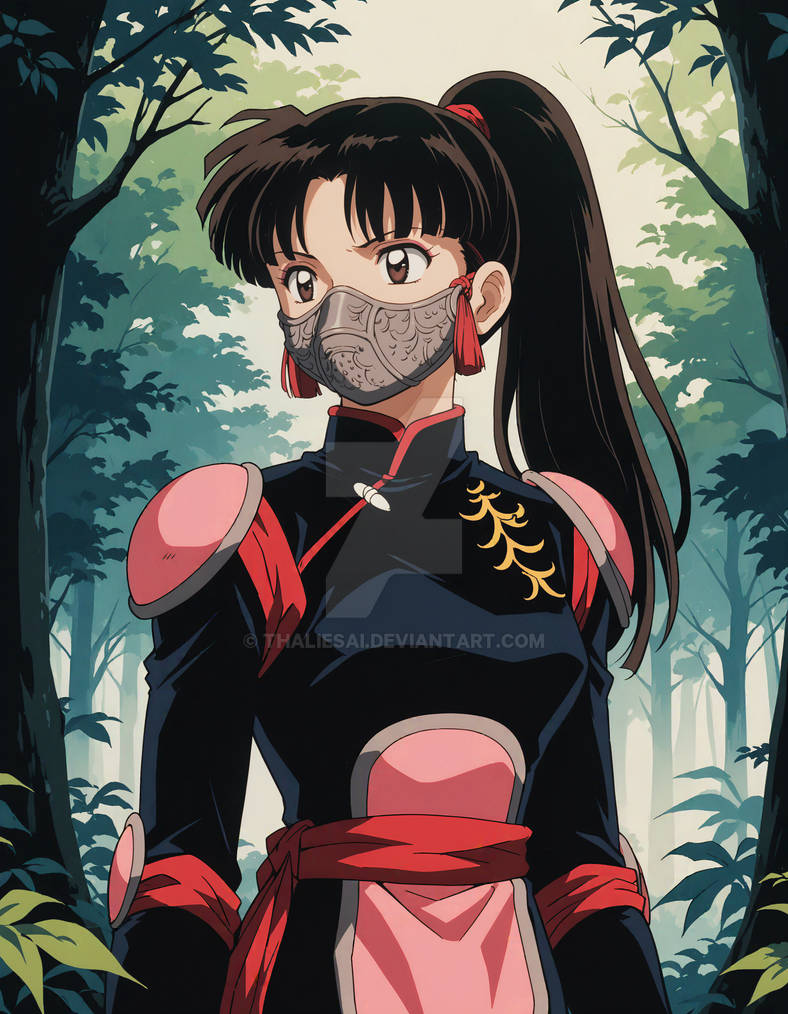 Sango: The Fearless Demon Slayer by ThaliesAI on DeviantArt