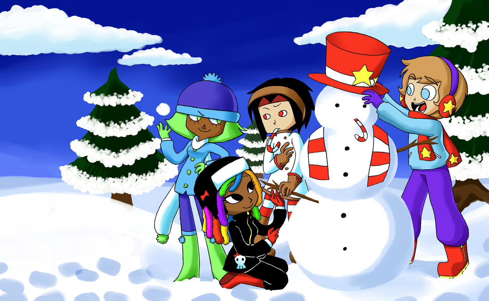 GV - Snowman by Loverofpiggies