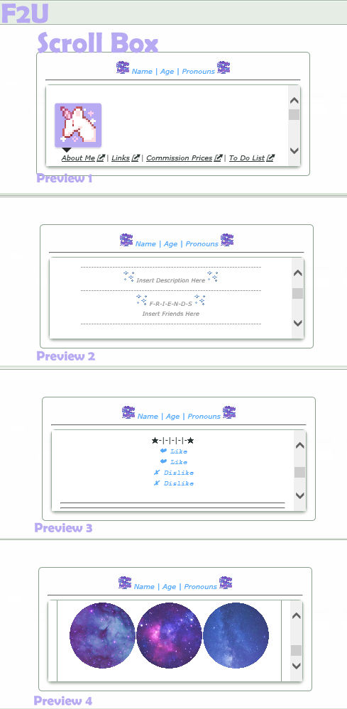 F2U Compact Scrollbox Custom Box Code by cloversoda on DeviantArt