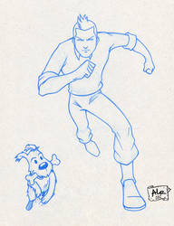 Tintin e Milu ~ Sketch