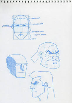 [My Study ~ Faces ~ Sketch 2013]