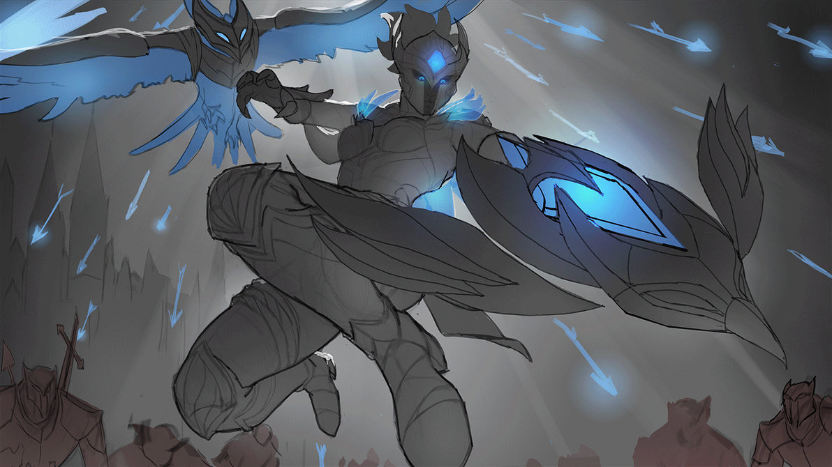 Warden Quinn - League of Legends Splash Art by InaWong on DeviantArt