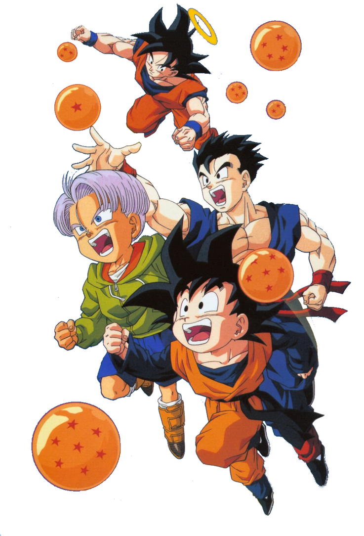 Goku e seus filhos Gohan e Goten by Valdenir9807 on DeviantArt