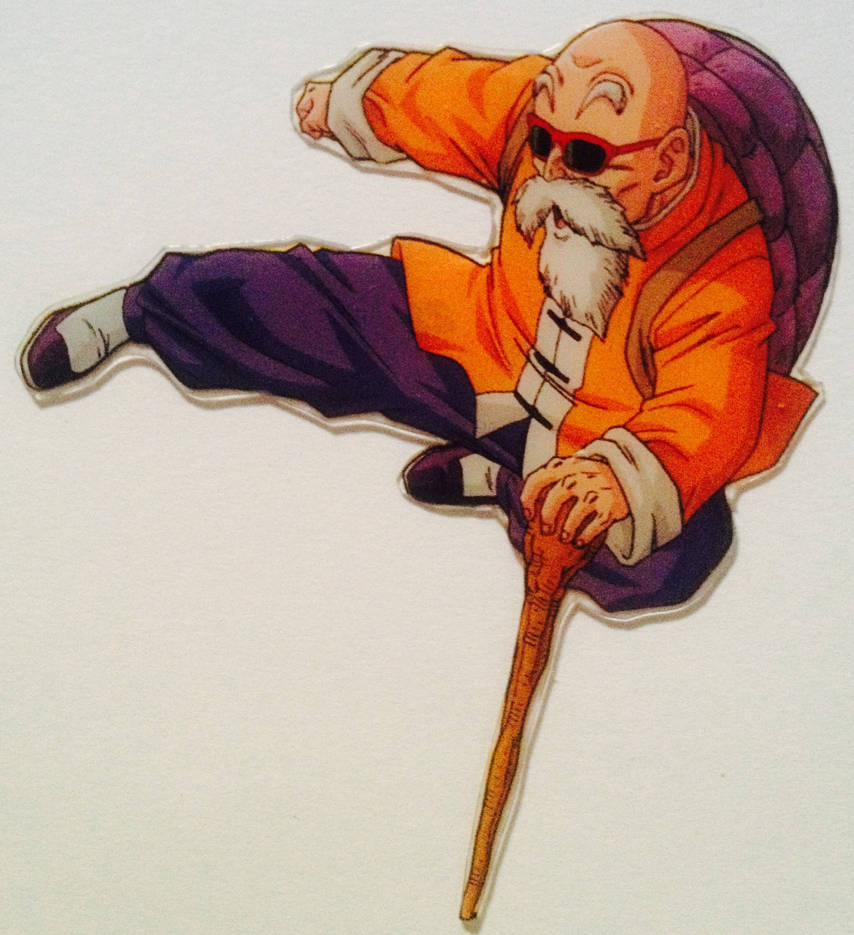 Muten Roshi Shell Clipping of an old card: Muten Roshi by 19onepiece90 on DeviantArt