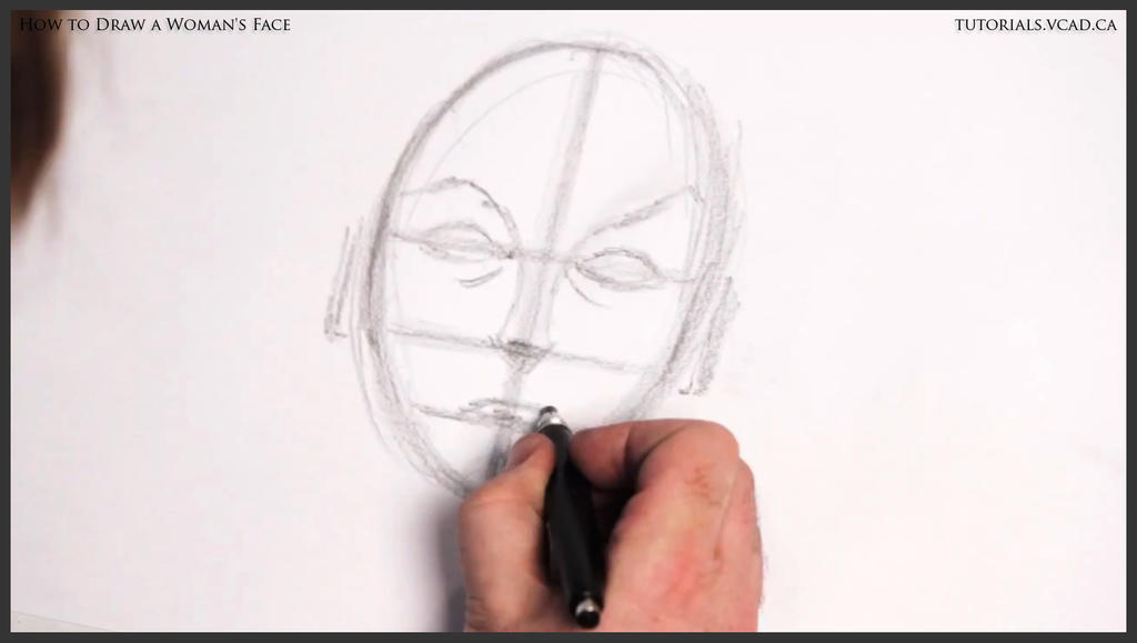 How to Draw a Woman's Face 008