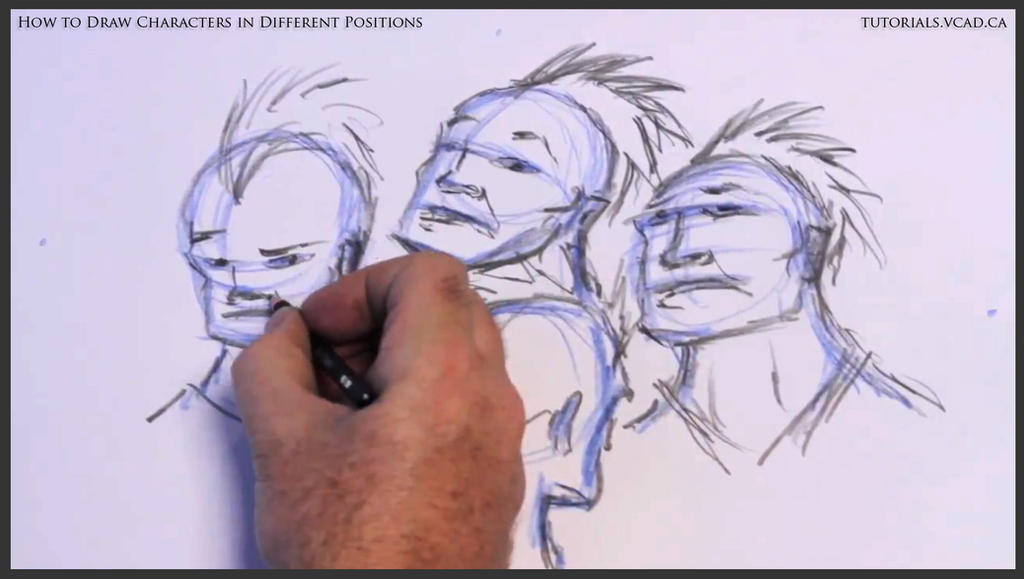 Positionality Drawing Learn to draw characters in different positions 18 by drawingcourse on ...