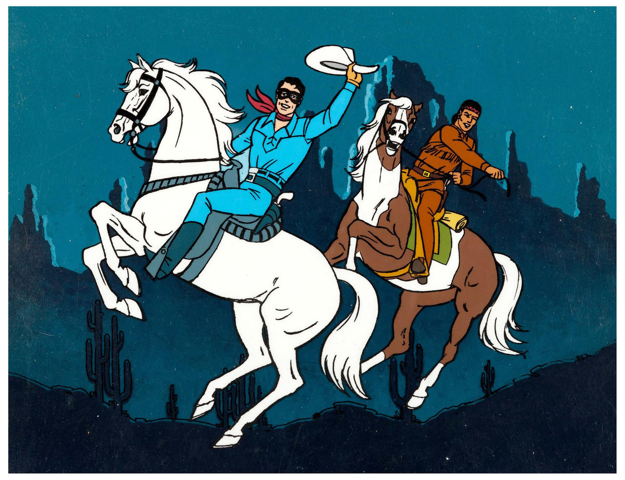 The Lone Ranger, Silver, Tonto, Scout Cel by AmazingCoolStuff on DeviantArt