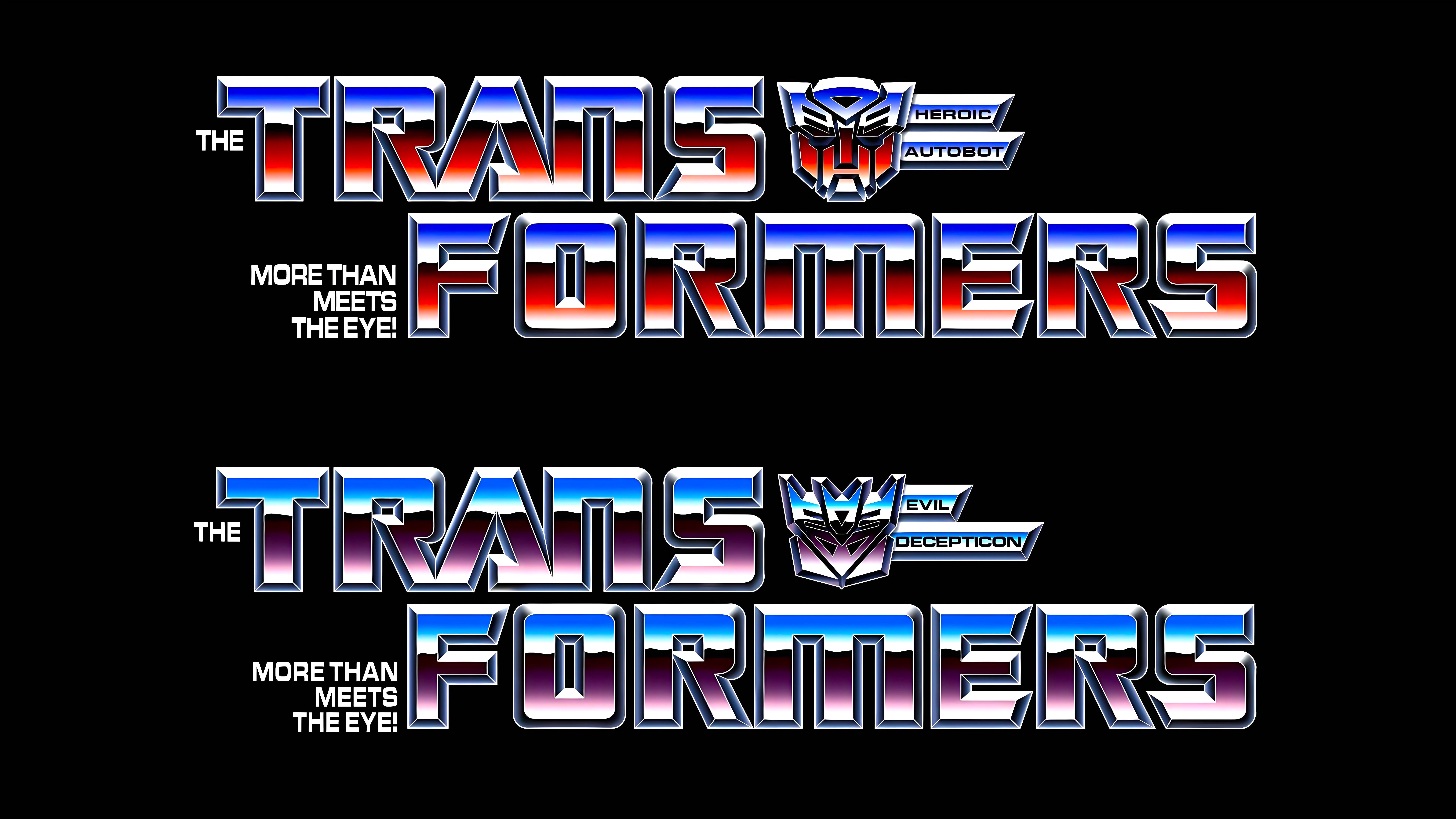Transformers Tagline THE TANSFORMERS Title and Logos 7680x4320 by AmazingCoolStuff on DeviantArt