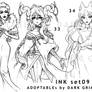 Adoptables : INK set 09 [CLOSED]