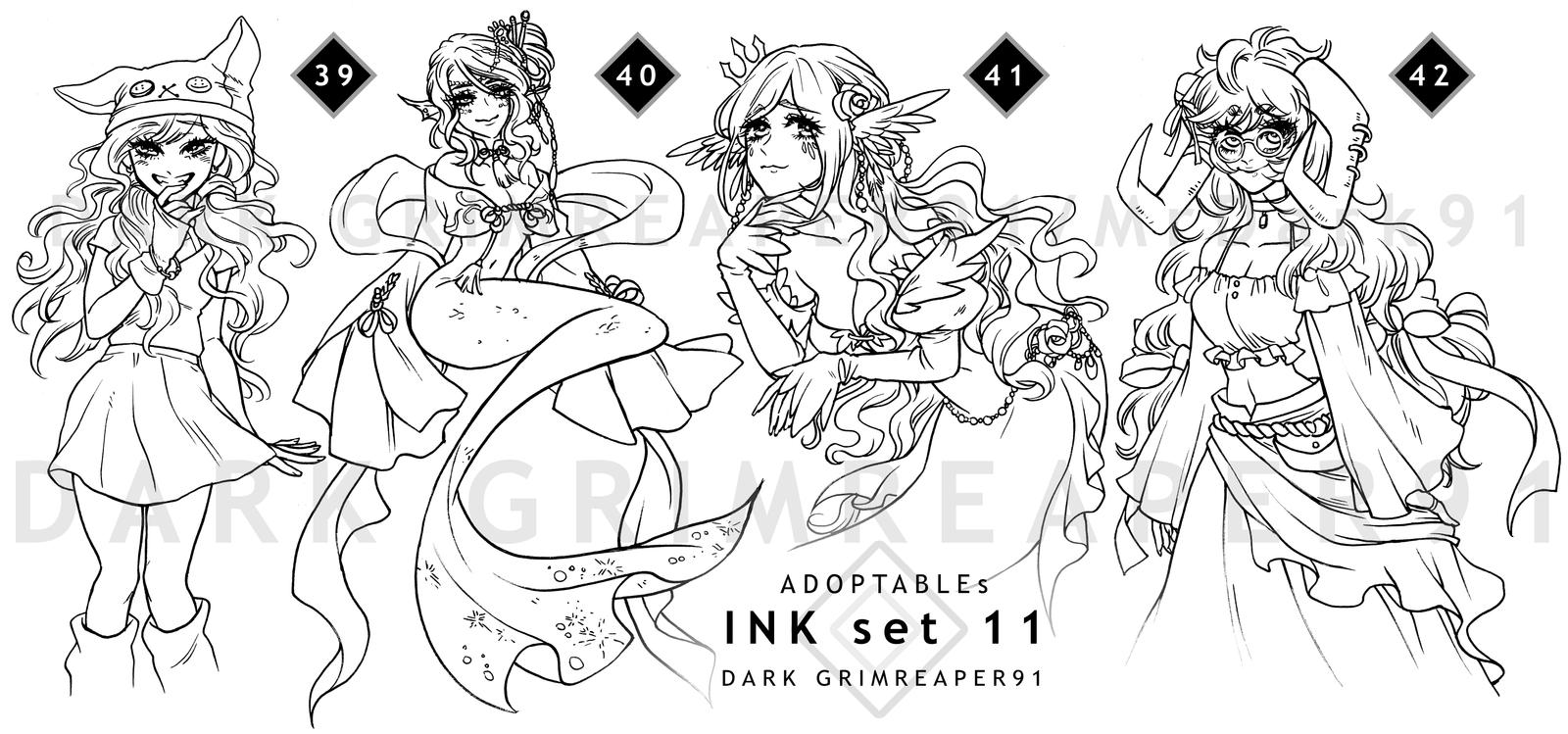 Adoptables : INK set 11 [CLOSED]