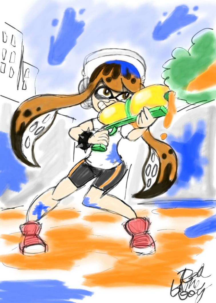 Deviantart Dark Inkling comission.Dark console inkling by gameboyred on DeviantArt