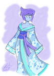 kimono lapis lazuli
