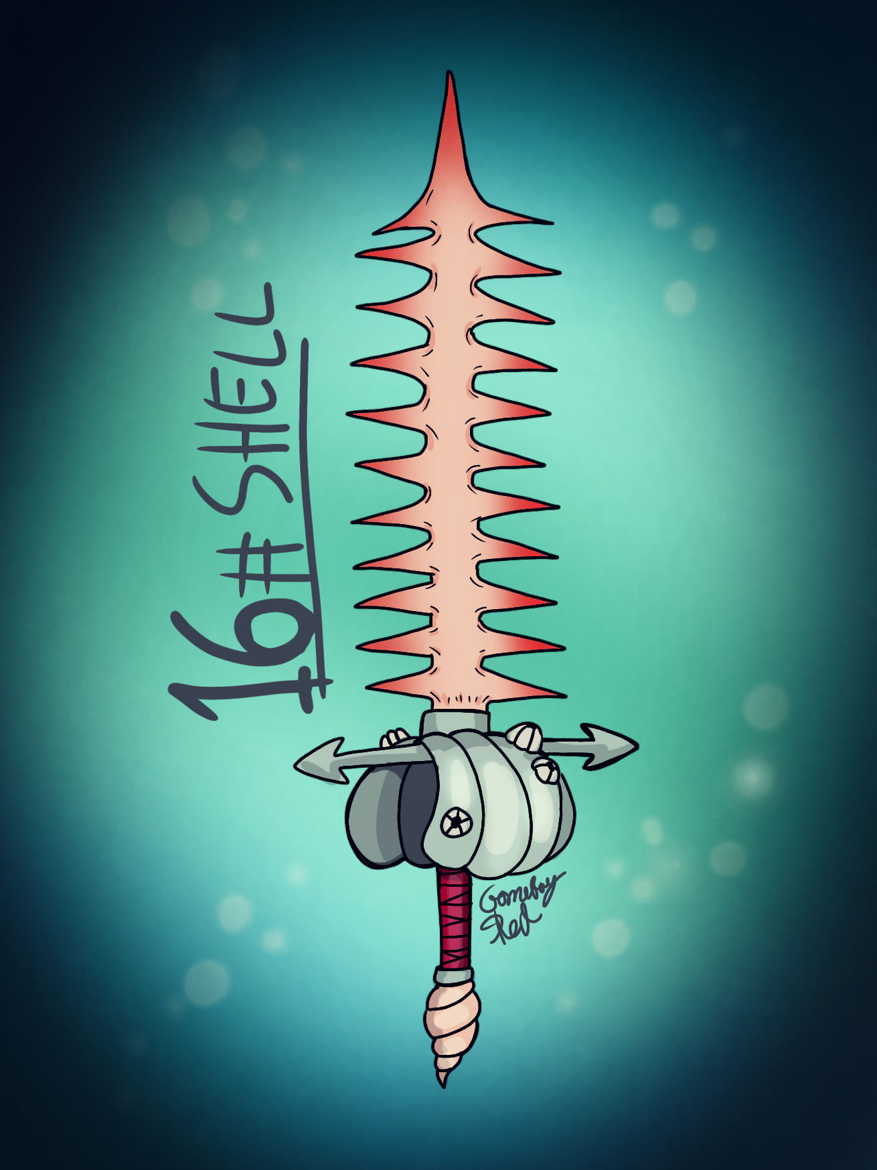 Swordtember 16. Shell by gameboyred on DeviantArt