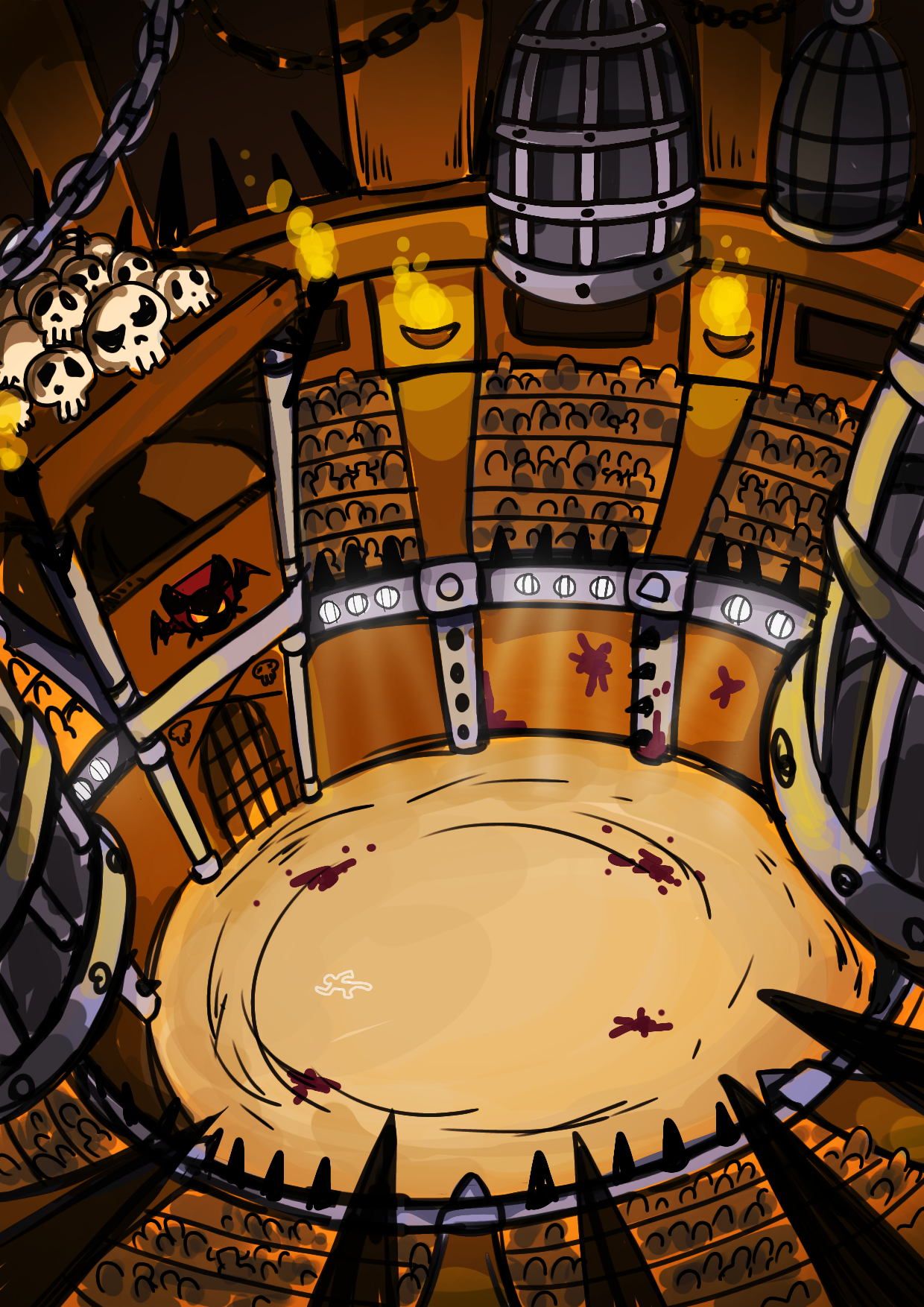 Arena With Rats Dark rat arena by gameboyred on DeviantArt