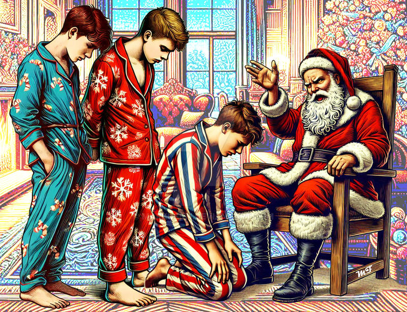 Santa knows who was a naughty boy by Markus571 on DeviantArt