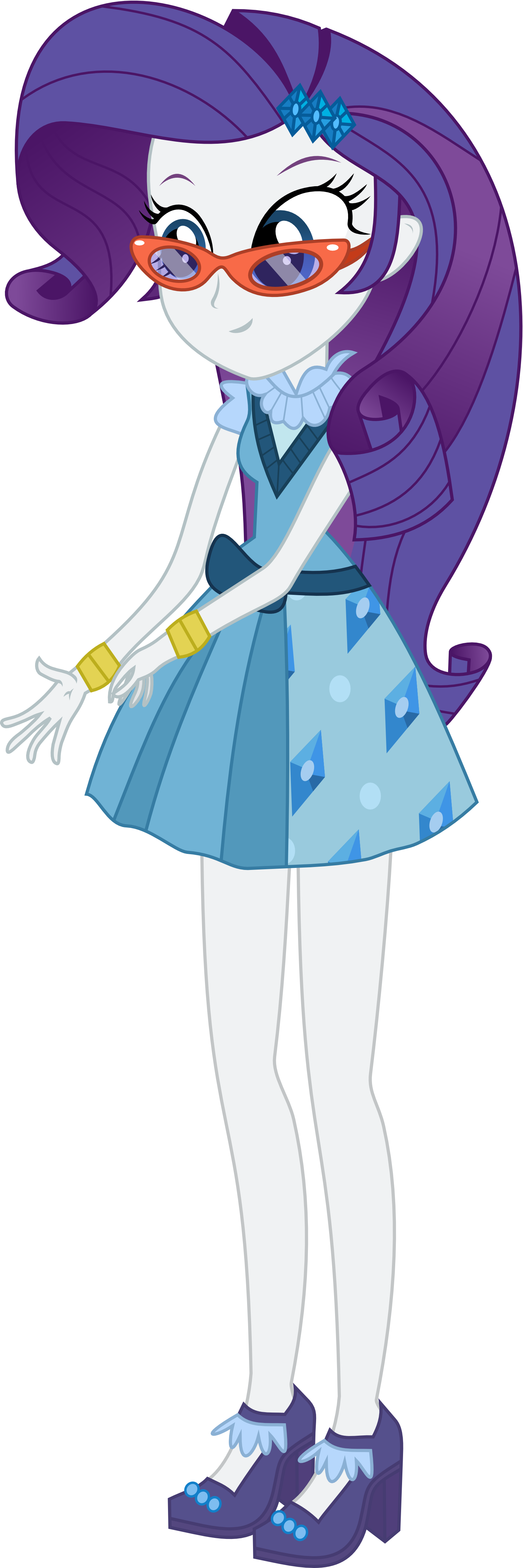 [MLP] Friendship Games Rarity Dress Vector