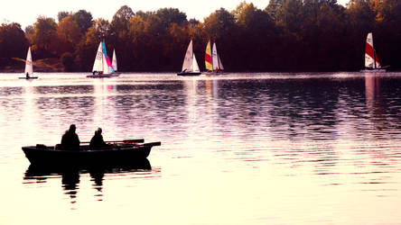 fishing and sailing