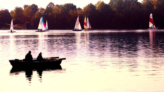 fishing and sailing