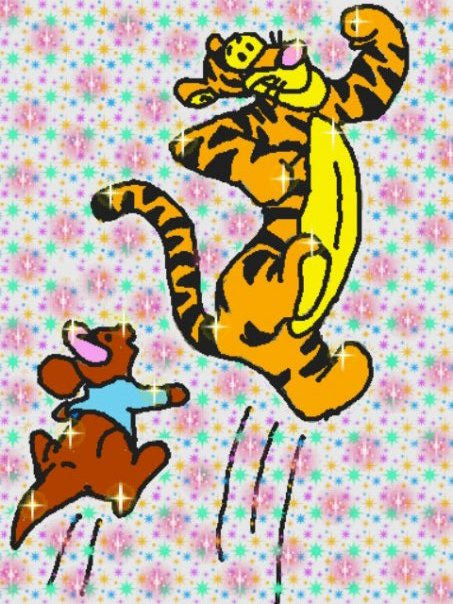 Tigger Ruck Em Tigger and Roo bouncing around by kalamadae on DeviantArt