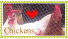 Love Chickens Stamp by kalamadae