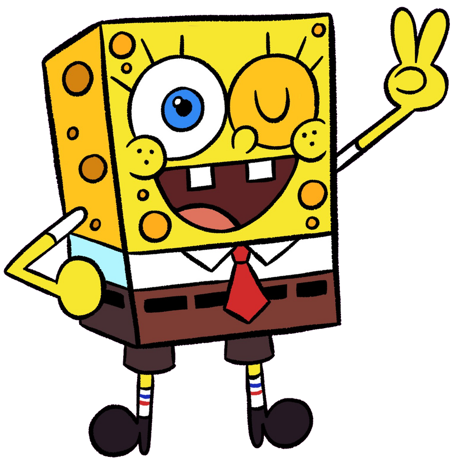 Spongekob SpongeBob in the style of OK K.O. by Aiddurham5 on DeviantArt