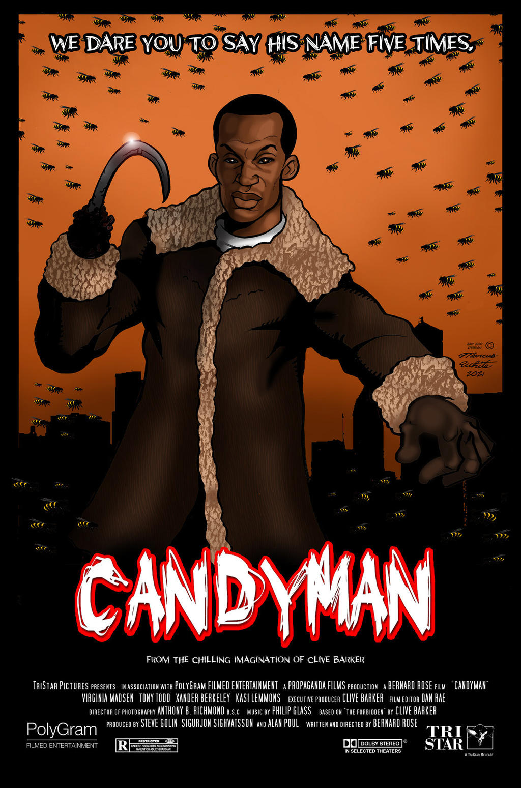 Candyman 1992 Movie Poster Style Art by MarcusTheArtist on DeviantArt