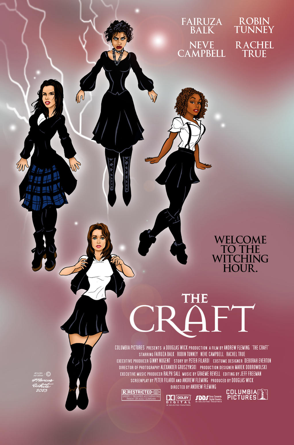 Deviantart 1996 The Craft 1996 Movie Poster Art by MarcusTheArtist on DeviantArt