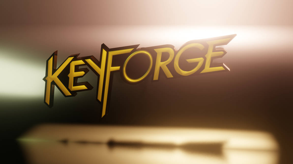 Keyforge Logo (Light testing) by ilblenderistascarso on DeviantArt