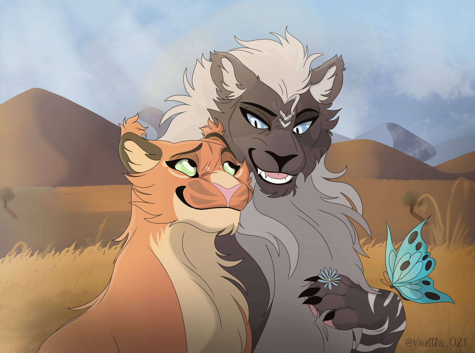 SilverTooth and Forget-me-not by Vaulths on DeviantArt