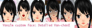 Yan Chan Sim Sims 4 Yandere Simulator YandereChan Hair DOWNLOAD by xxSnowCherryxx on ...