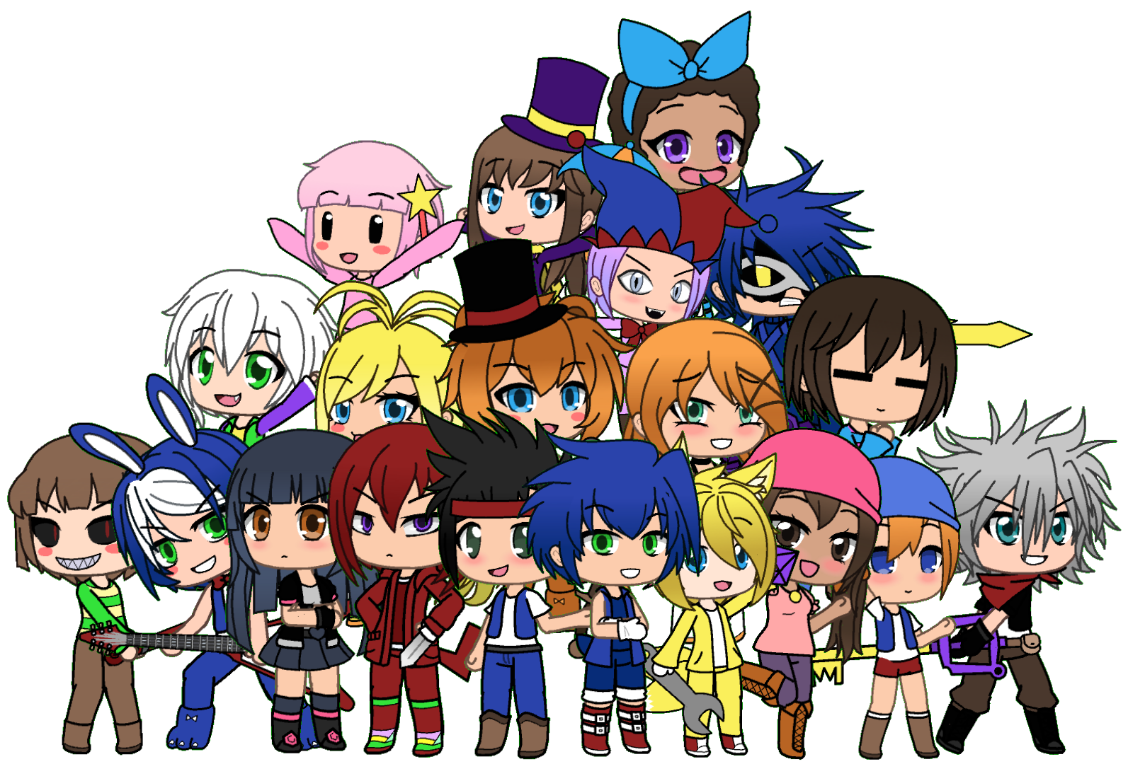 20 Recreated Characters in Gacha Life by Bomb-Hedgehog on DeviantArt