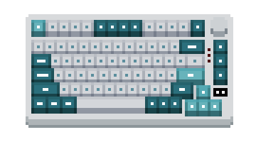 Keyboard Mathew Tech MK75 PRO Pixel art by Ebn28 on DeviantArt