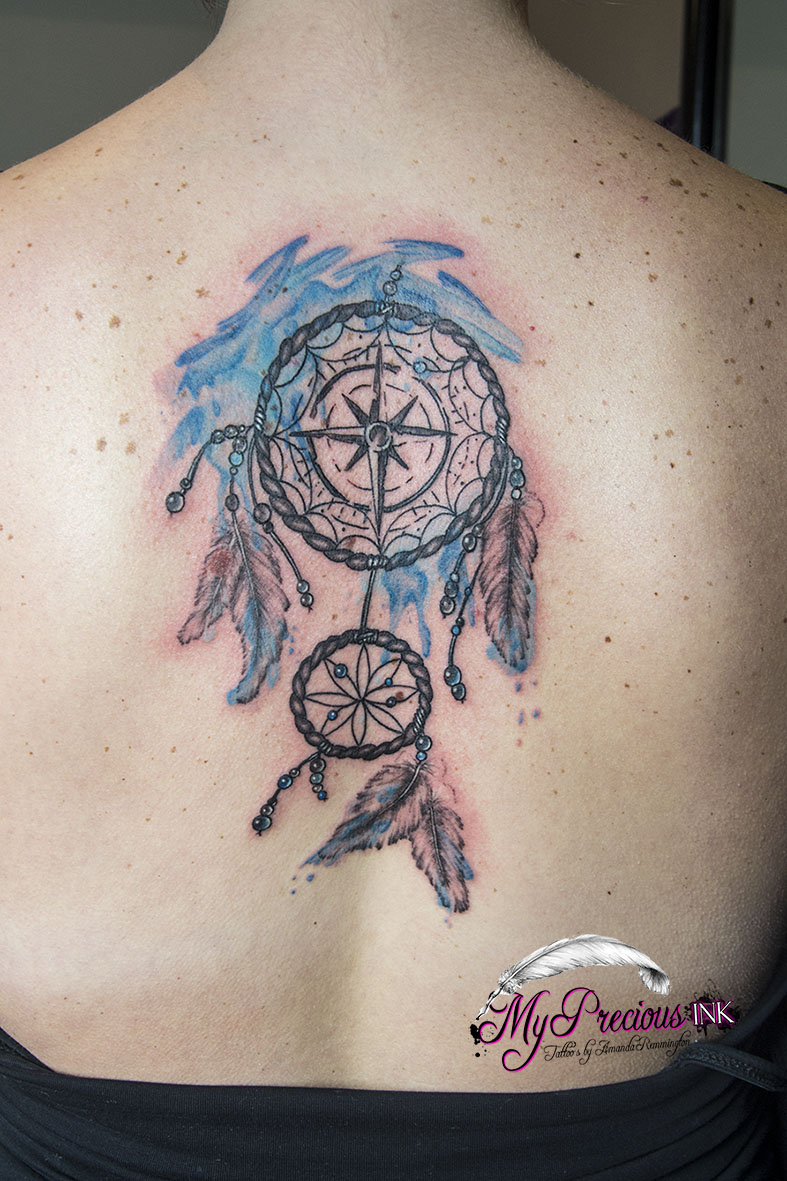 Dreamcatcher Watercolor tattoo by Mentjuh on DeviantArt Dreamcatcher Watercolor tattoo by Mentjuh on DeviantArt