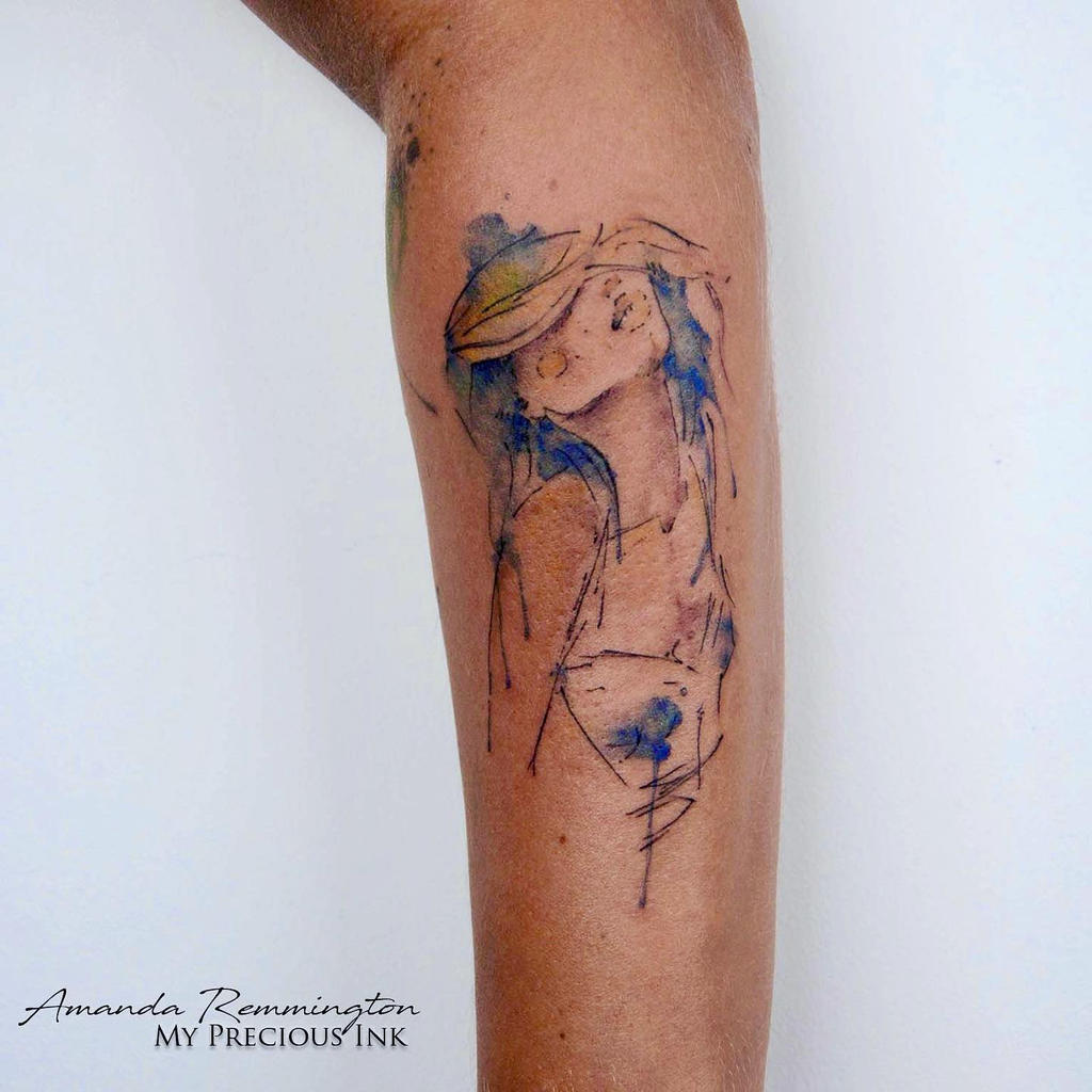 Strong woman tattoo. by Mentjuh on DeviantArt