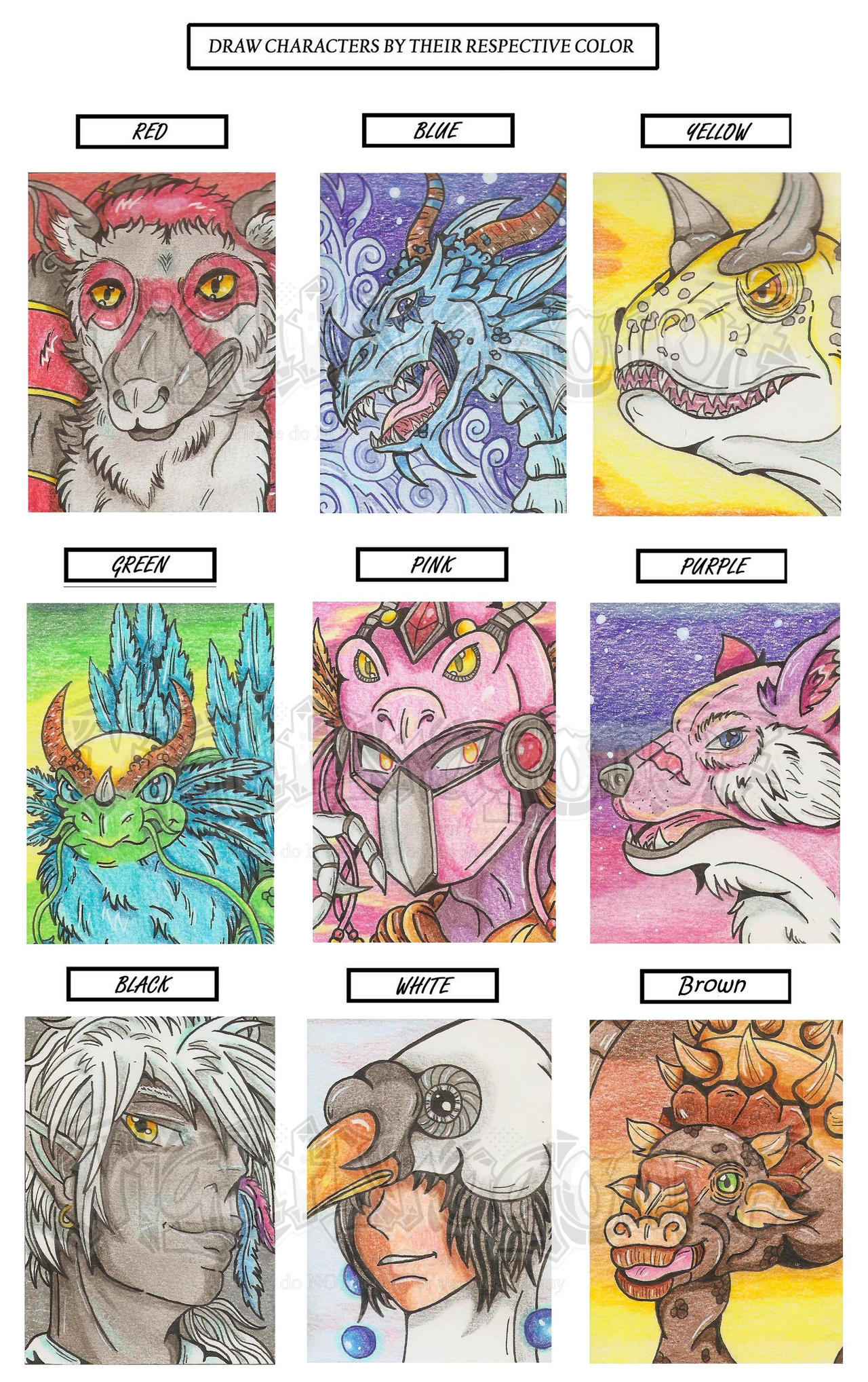 Color challenge meme by NightDragon07 on DeviantArt