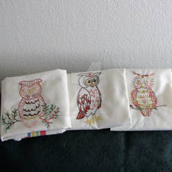 Owl towels