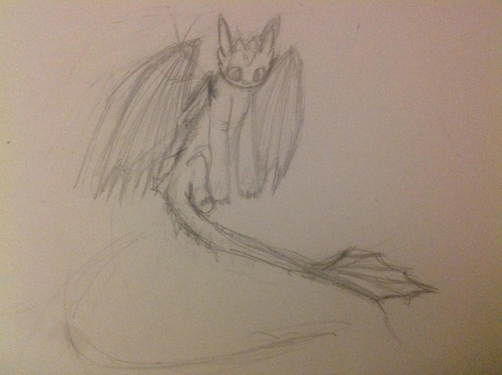 Toothless sketch by Shade-and-stone on DeviantArt