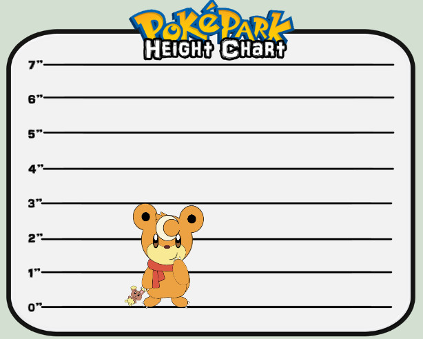 PokePark dA: Archie Height Chart