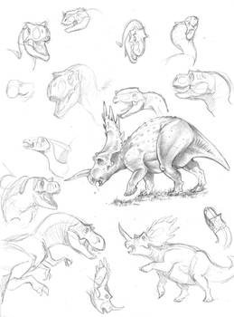 Dinosaurs pencil