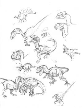 Dinosaurs sketch