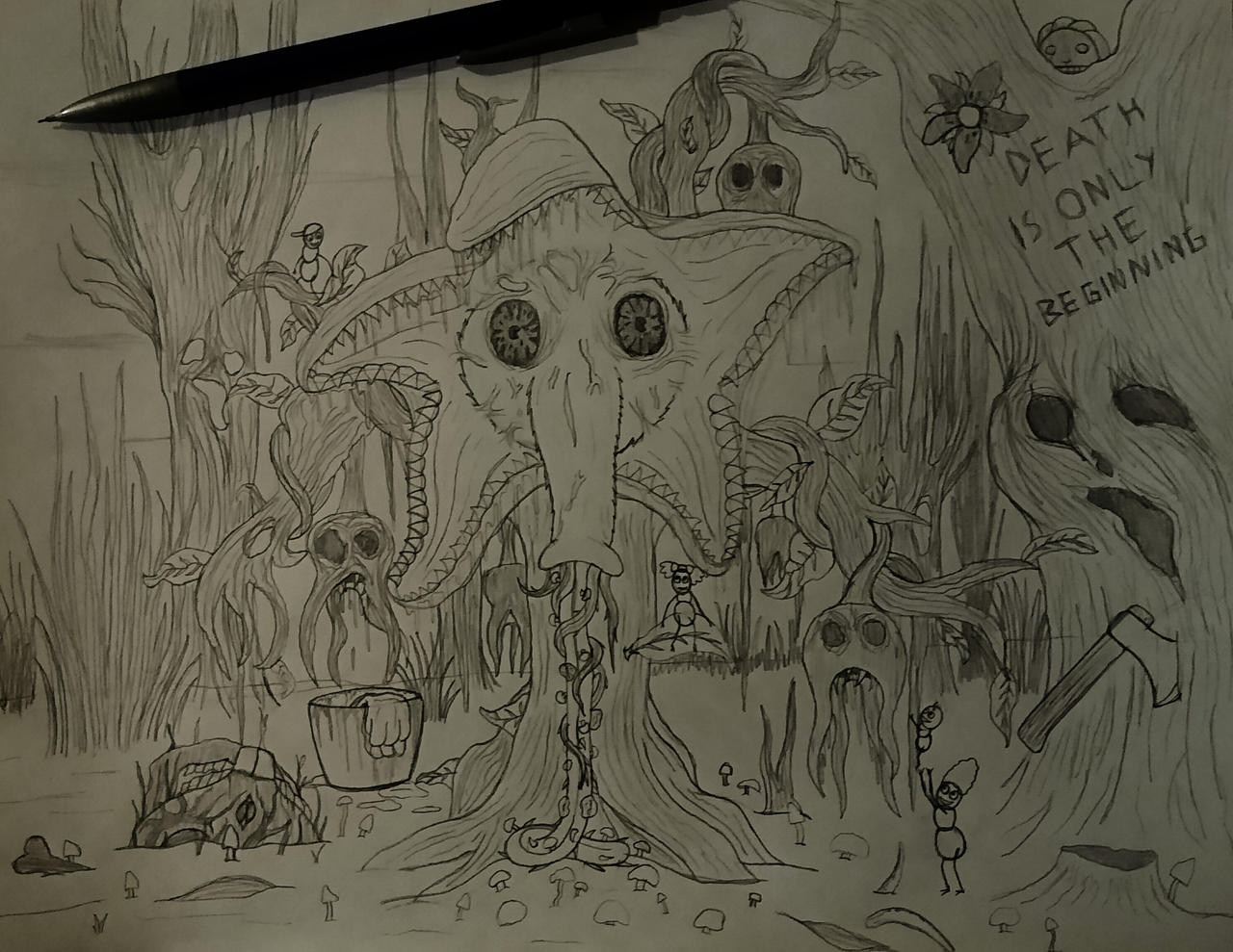 Assimilation, WIP(sketch) by BigRickSmith on DeviantArt