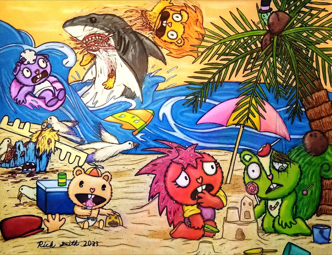A day at the beach by BigRickSmith on DeviantArt