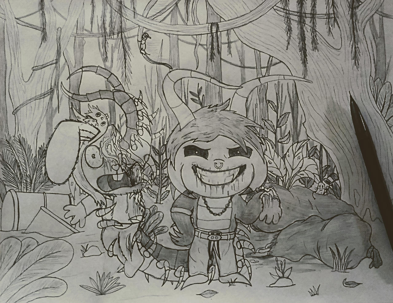 Welcome to the jungle,WIP(sketch) by BigRickSmith on DeviantArt