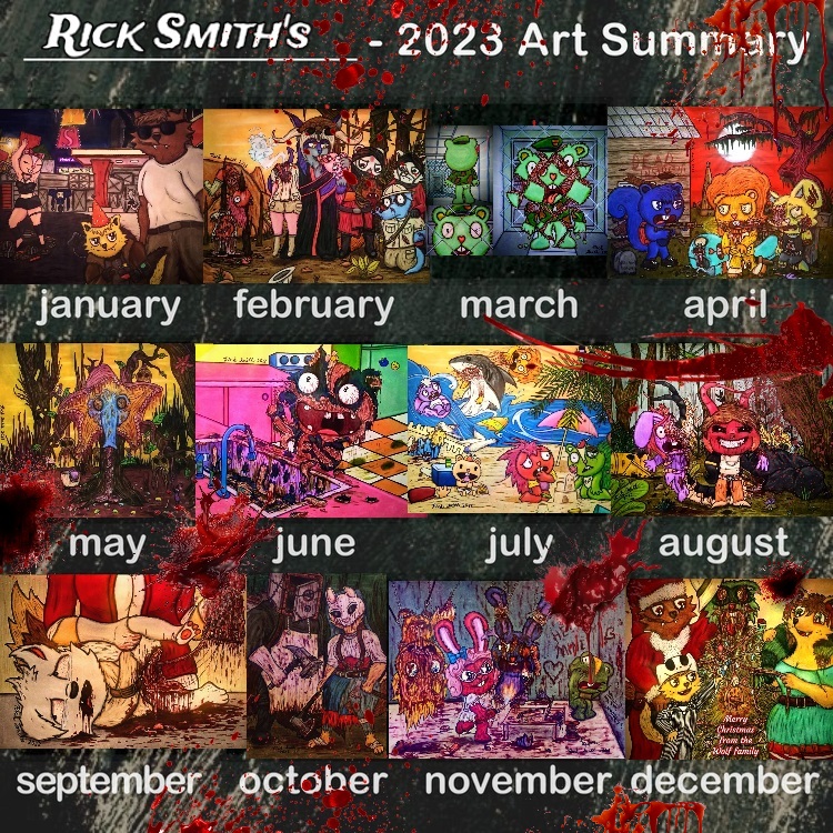 My Art Summary, 2023 by BigRickSmith on DeviantArt