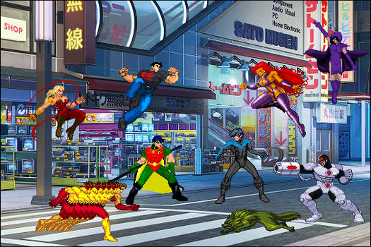 Young Justice vs Teen Titans