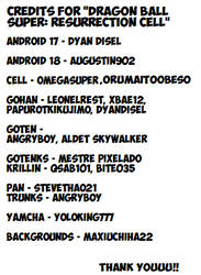 Credits For Resurrection Cell